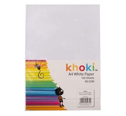 Paper A4 White - 80 gsm - 100 Sheets