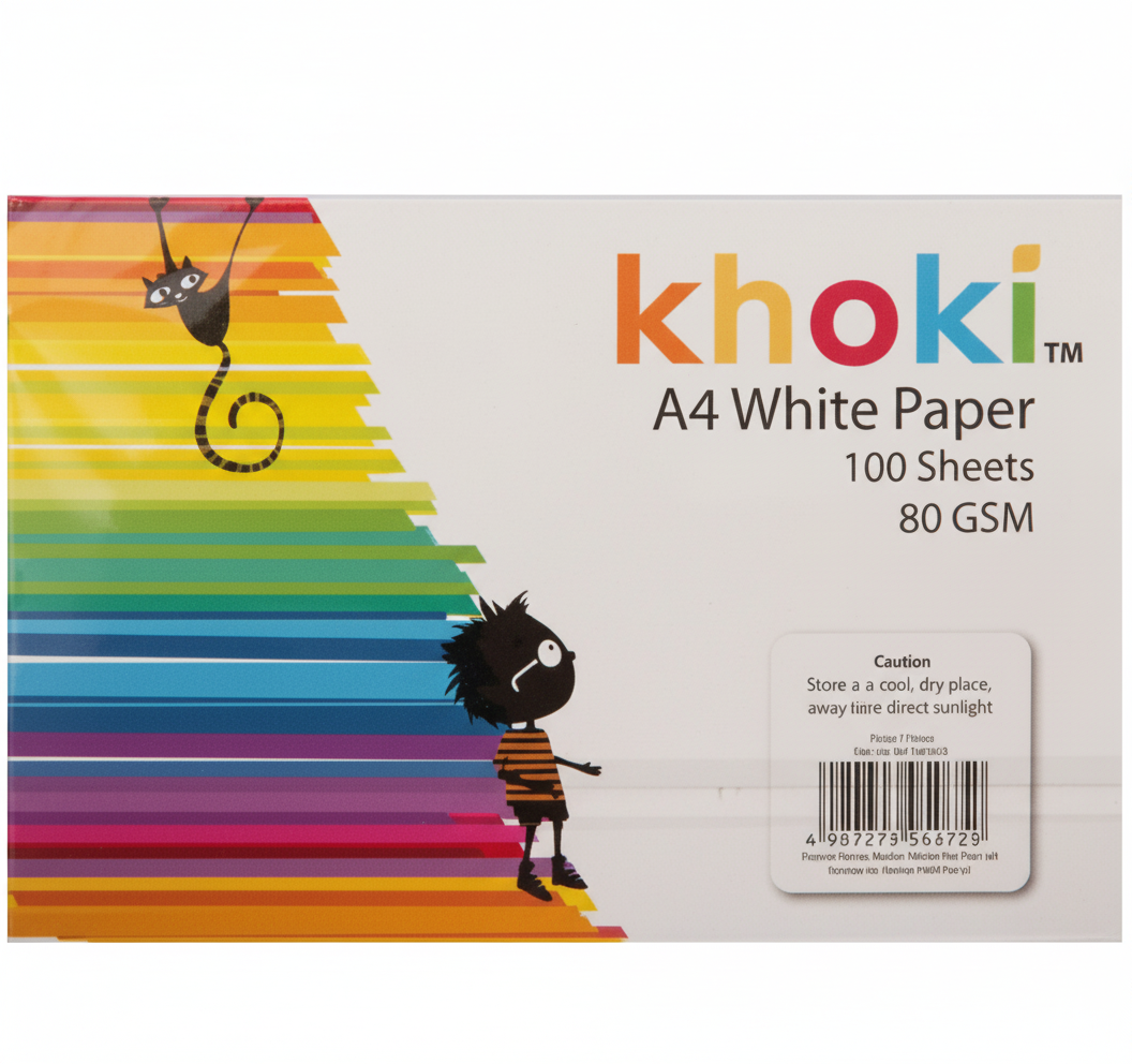 White Paper, 80 gsm, 100 Sheets (A4)