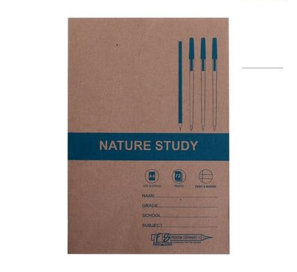 A4 Nature Study Book - Bulk Pack of 20 - 72 Pages - Feint Ruled with Margin