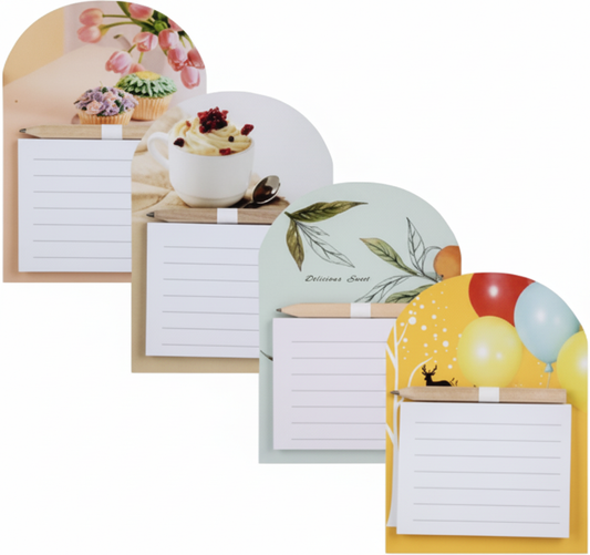 Novelty Shopping List with Pencil - 6.5 x 8.5 cm