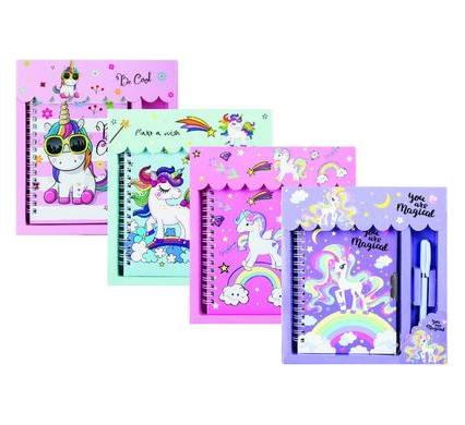 Notebook with Lock and Pen