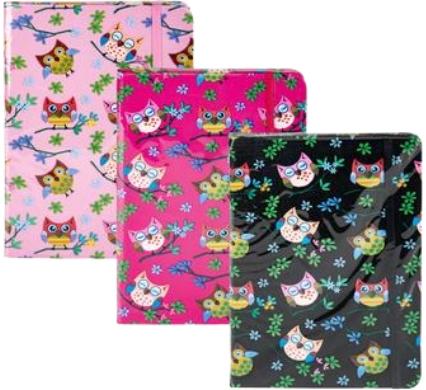 Novelty Owl Notebook - 60 Pages - 14.5 x 21.5 cm