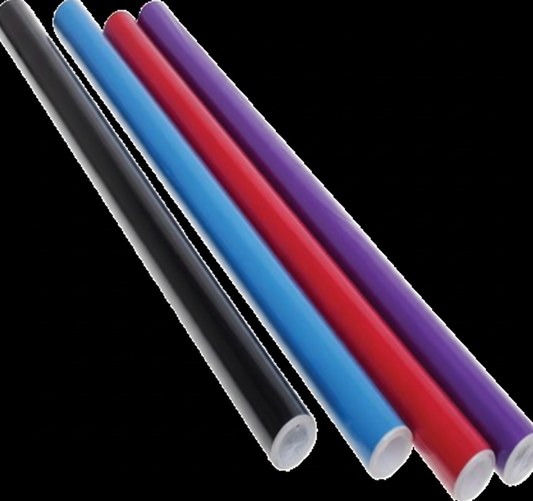 Book Covering - 2 Meter Solid Colour - Self Adhesive - Various Colors