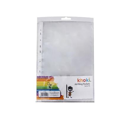 Marlin A4 Punched Pockets - 10 Pack