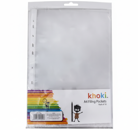 Marlin A4 Punched Pockets - 10 Pack