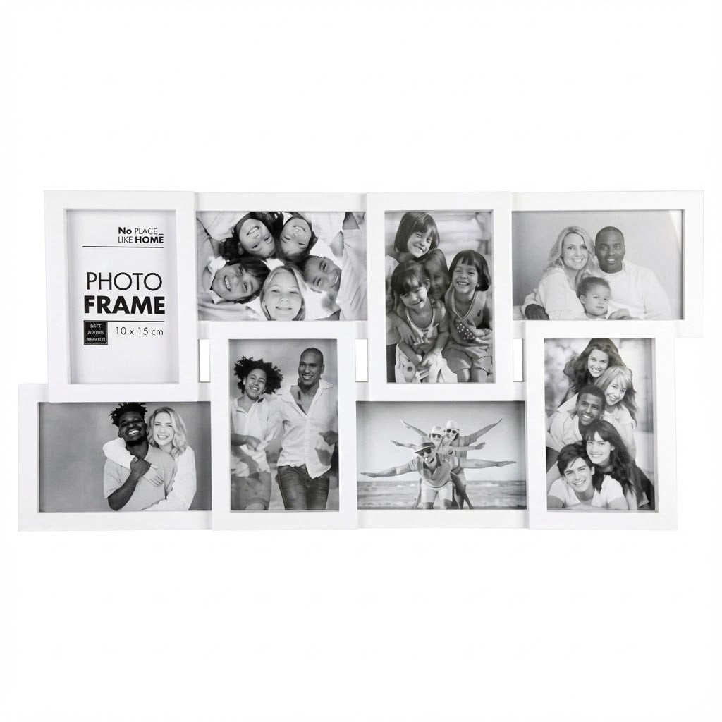 Picture Frame Collage - Plastic - 8 Openings