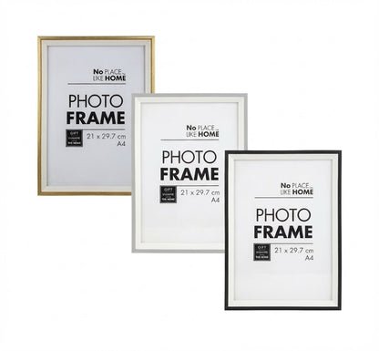 Colour Plastic Rim Frames for A4 Certificate (210 x 297 mm) - Assorted