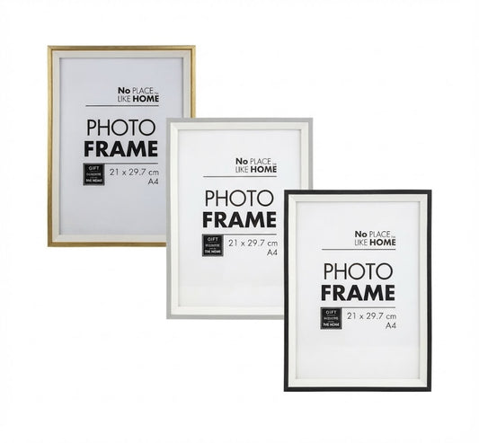 Assorted Colour Plastic Rim Frames - For A4 Certificate - 210 x 297 mm