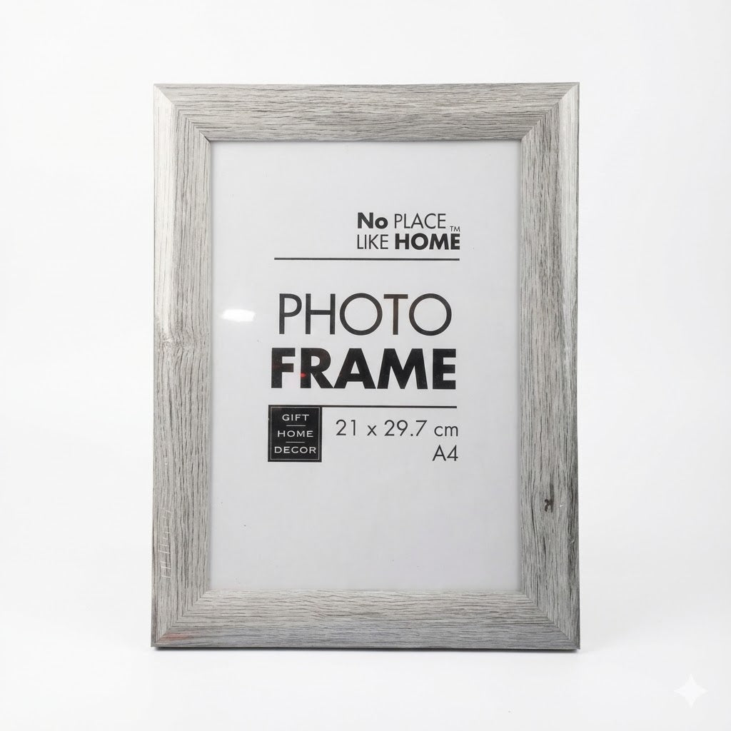 Wood Grain Picture Frame - A4 Size