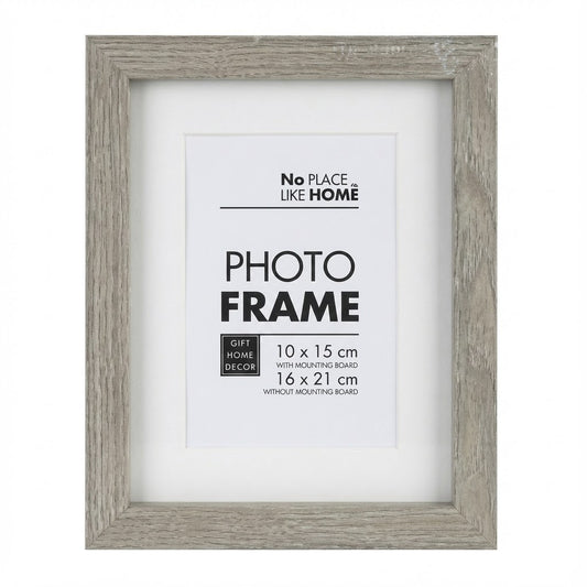 Picture Frame Wooden - Rustic Grey - 10 x 15 cm