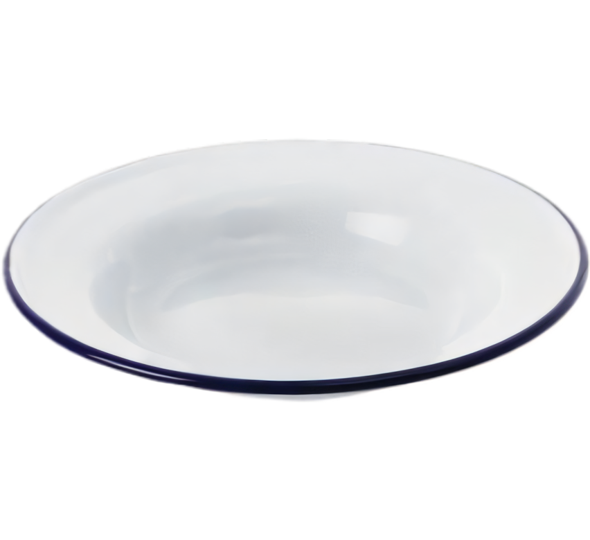 Enamel Soup Plate - 24cm