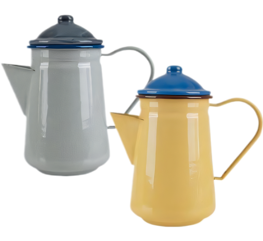 Enamel Tea Pot in Various Colours (15 cm)