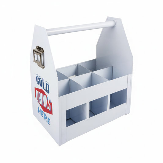 Drinks Holder 6-Div With Opener 27x24x16cm
