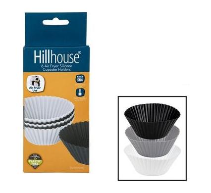 Air Fryer Silicone Cupcake Cases - 6 Piece Set