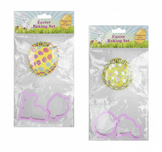 Baking Set with Cookie Cutter and Baking Cups - Assorted Designs