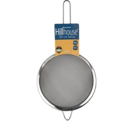 Sieve Flour 20cm Stainless Steel Rim Hillhouse