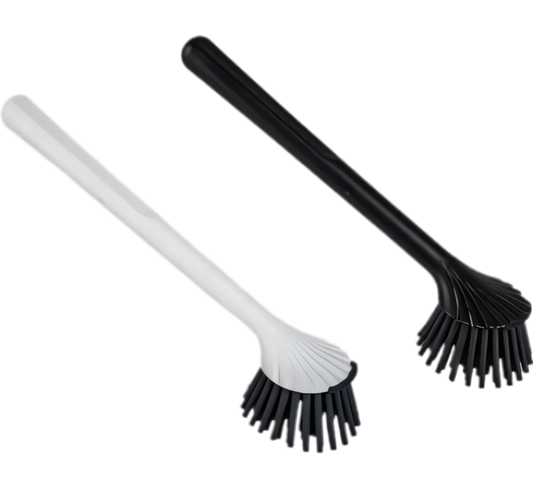 Dish Brush with Silicone Bristles - 21 cm - Various Colors