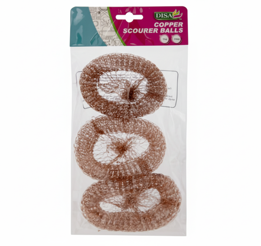 Copper Scourer Balls - 3 Pieces - 13g Each