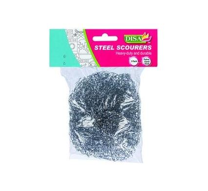 Scourer Balls Steel - Bulk Pack of 10 - 3 Pieces Per Pack
