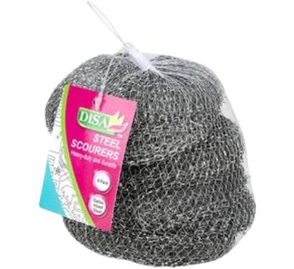 Scourer Balls Steel - 6 Pieces - 13g Each