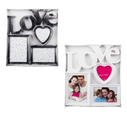 Picture-Frame Collage Plastic 3 Love 31x25cm