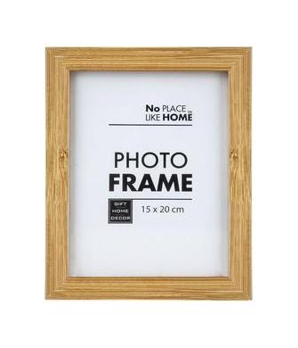 Picture Frame - Medium Density Fibreboard Bamboo Effect - 15 x 20 cm