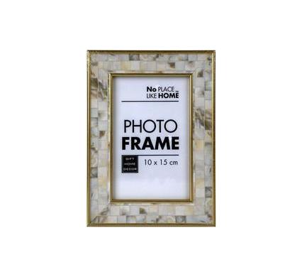 Picture Frame - Medium Density Fibreboard Mosaic Effect - 10 x 15 cm