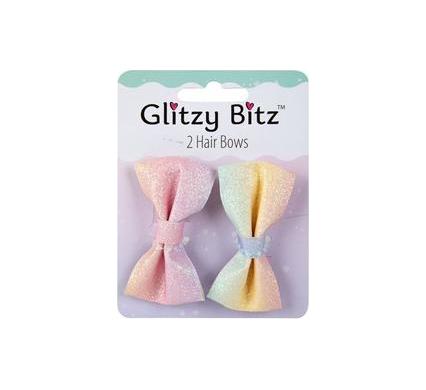 Hair Bow Shimmer - 2 Piece Set