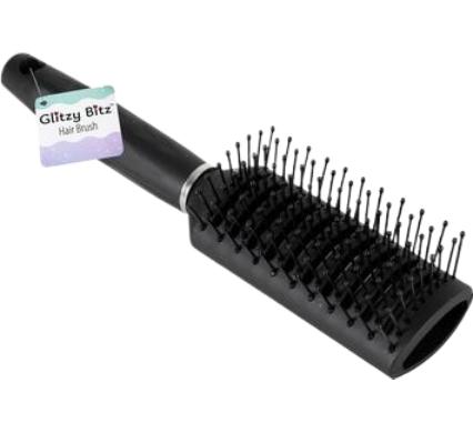 Hair Brush - Black - Vent Wide - 22 cm