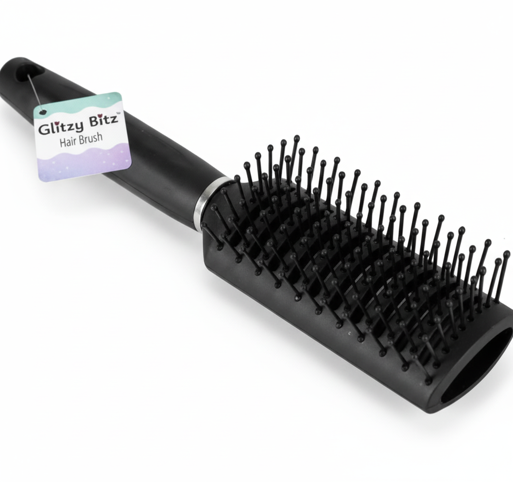 Black Wide Vent Hair Brush (22 cm)
