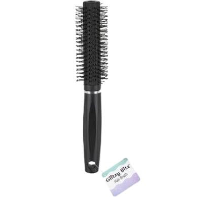 Hair Brush - Black - Round - 22 cm