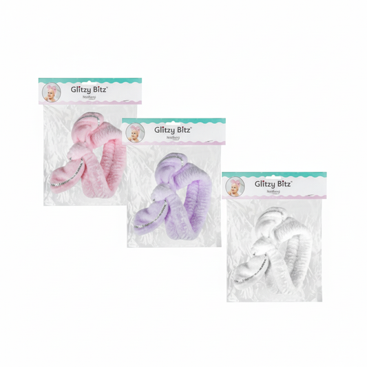 Hair Band Assorted Pastel Designs 18cm
