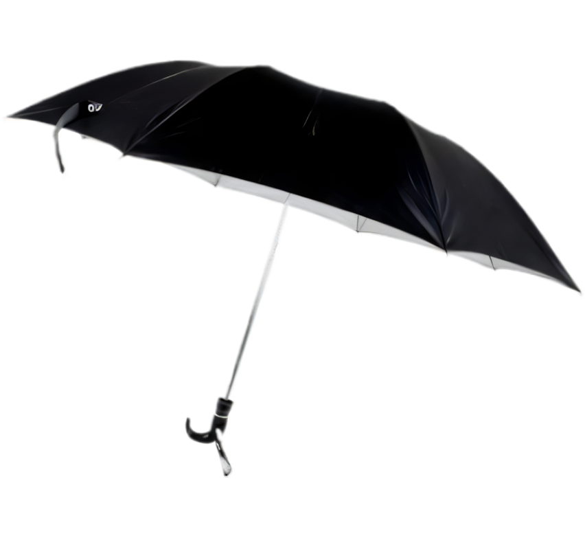 Black Umbrella with Gents Fold Up (1.14 metres Diameter)