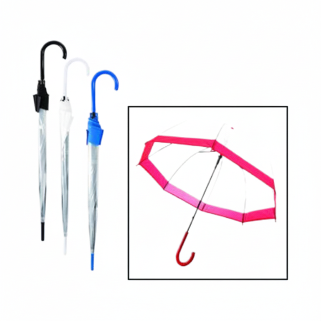 Dome Shaped Umbrella - Various Colours