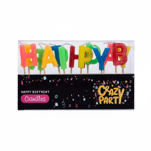 Birthday Candle Letters - 13 Piece Set