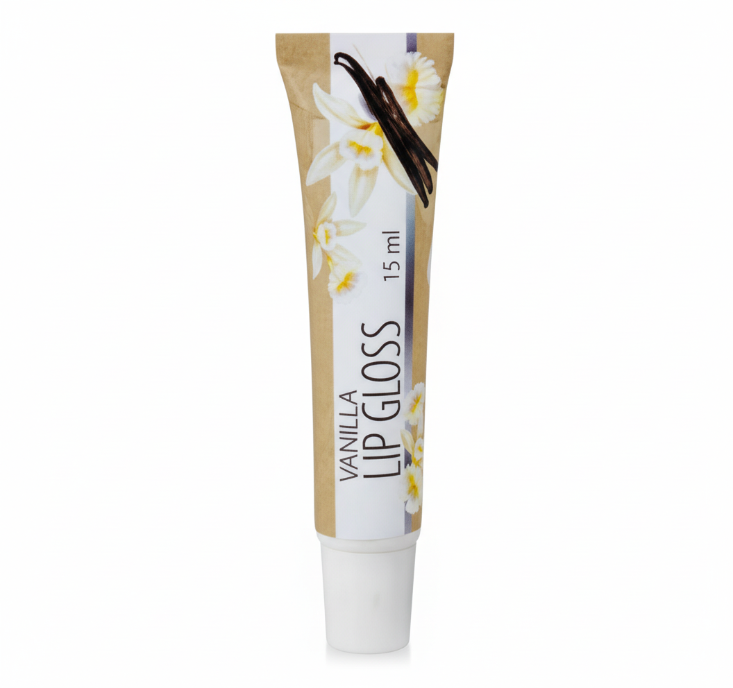 Vanilla Lip Gloss Tube (15 ml)