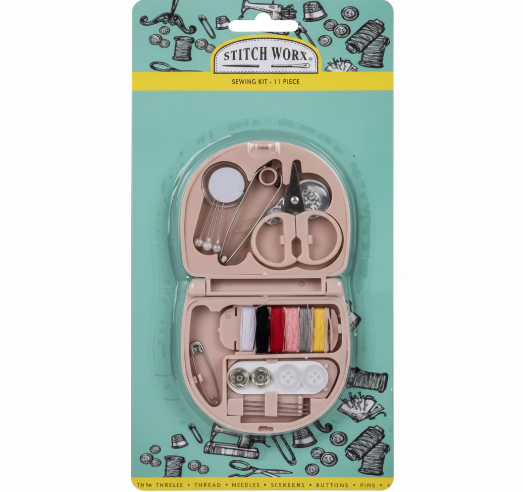 Haberdashery Sewing Kit - 19 Pieces