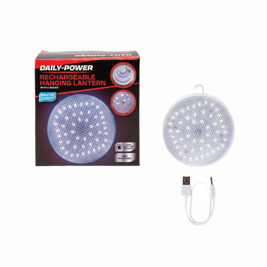 Lantern Hanging Round Rechargeable - 80 W
