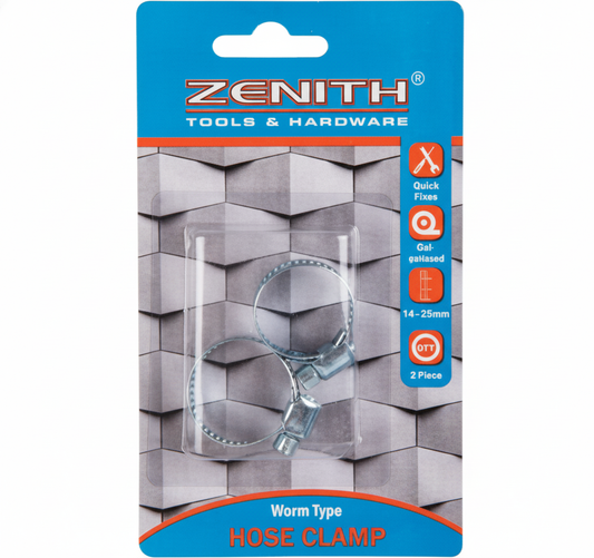 Worm Drive Galvanized Hoseclamps 14-25mm