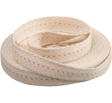 Wick Cotton - 7/8 Inch Width - 10 Meter Roll