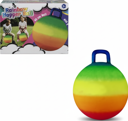 Rainbow Ride On Hopper Ball (45 cm, 450 g)