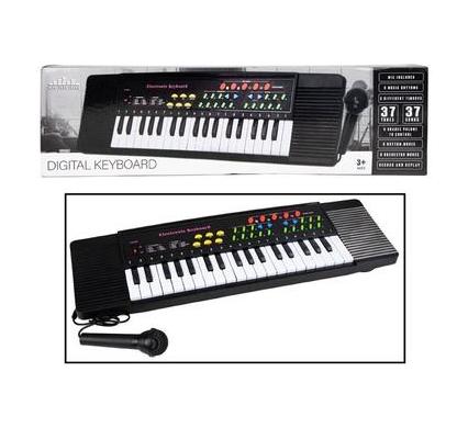 Musical Keyboard Electronic with Microphone - 37 Keys
