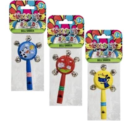 Musical Bell Shaker 12.5x5cm