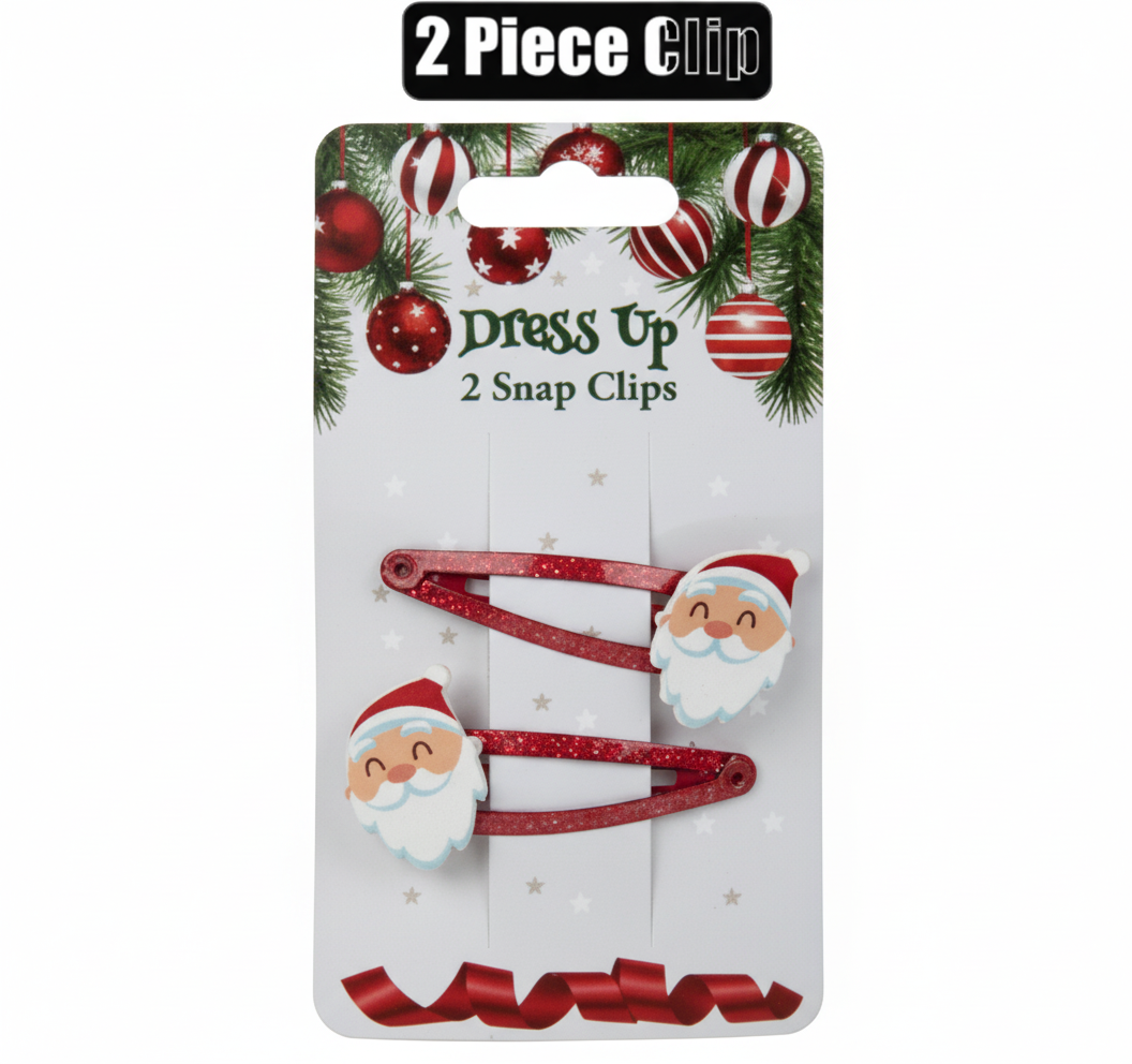 Christmas Dress Up Snap Clips - 2 Piece Set