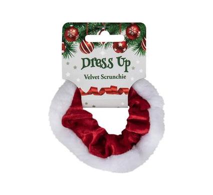 Christmas Dress Up Scrunchie - Velvet
