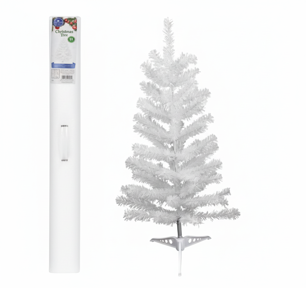 Premium White Christmas Tree with 80 Tips (91 cm)