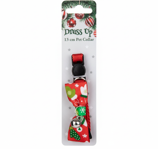 Christmas Pet Dress Up Collar Assorted 13x2cm