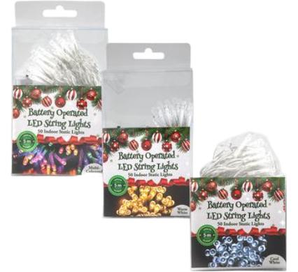 Stationary Christmas Lights - Holiday Decor