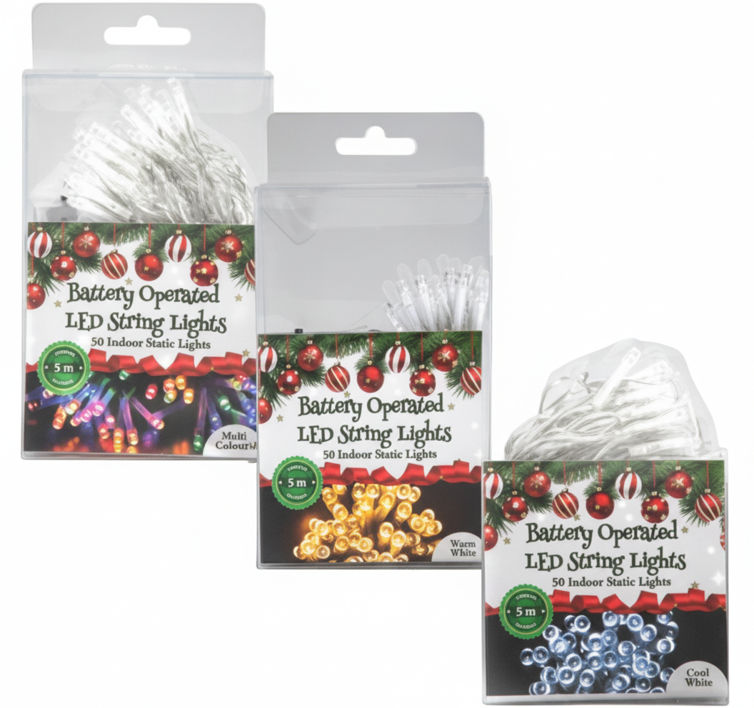 Stationary Christmas Lights for Holiday Decor