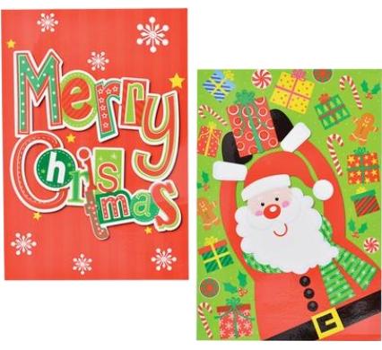 Christmas Stationery Card and Envelope - Giant